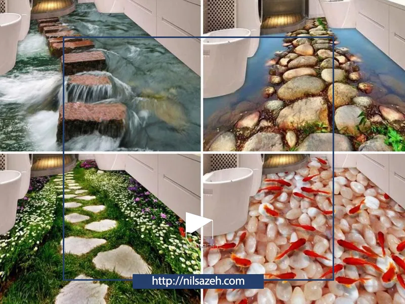 انواع کاشی و سرامیک سه بعدی d3