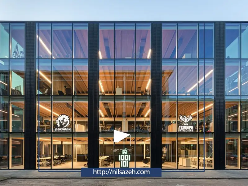 قیمت اجرای نمای کرتین وال فریم لس