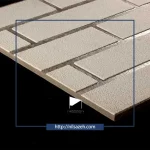 نصب فایبر سمنت برد طرح آجر چگونه است؟