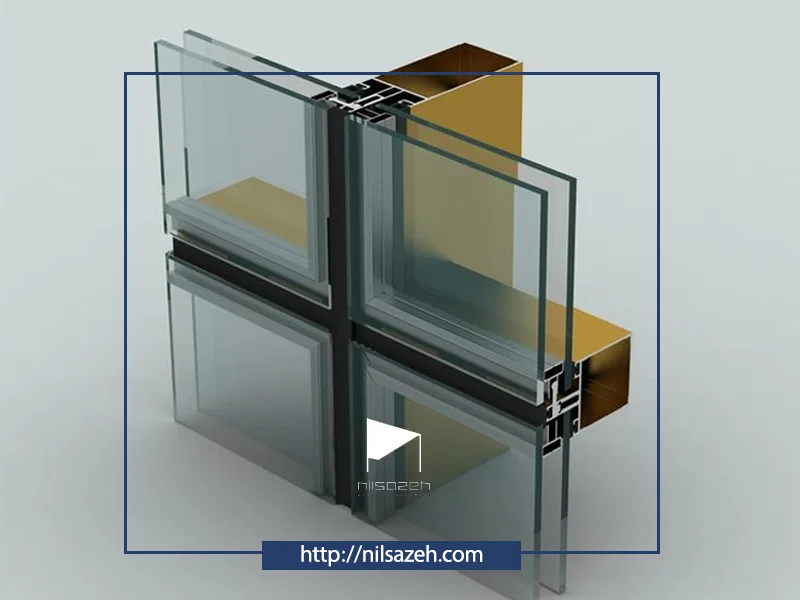 نحوه اجرای نمای کرتین وال