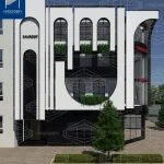 بازسازی نمای رستوران سرو قم