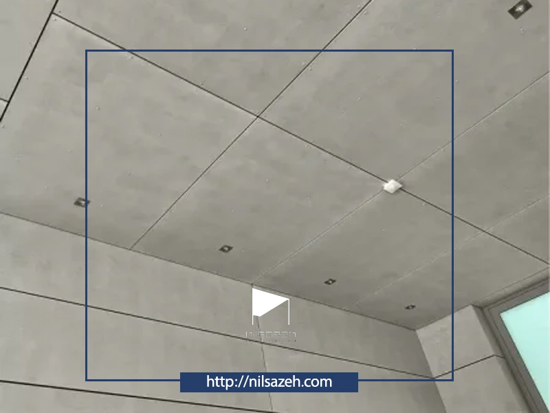 اجرای سمنت برد سقف کاذب