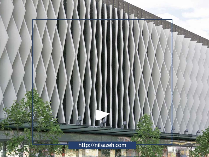 اجرای نمای مدرن با سیستم دوپوسته (Double Skin Façade)