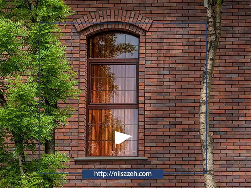 نمای آجری (آجر پلاک)