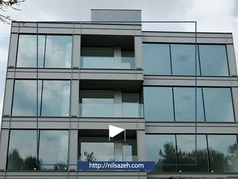 نمای شیشه‌ ای