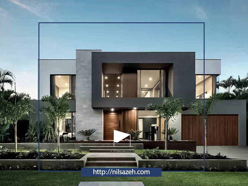 نمای مدرن ویلایی